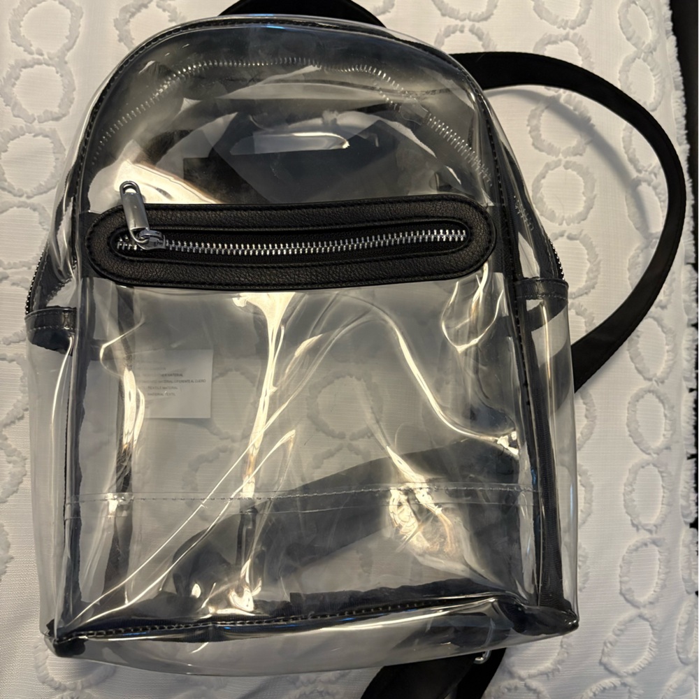 Clear backpack